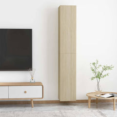TV Cabinet Set 30.5x30x90 cm Engineered Wood 2 pcs Sonoma oak