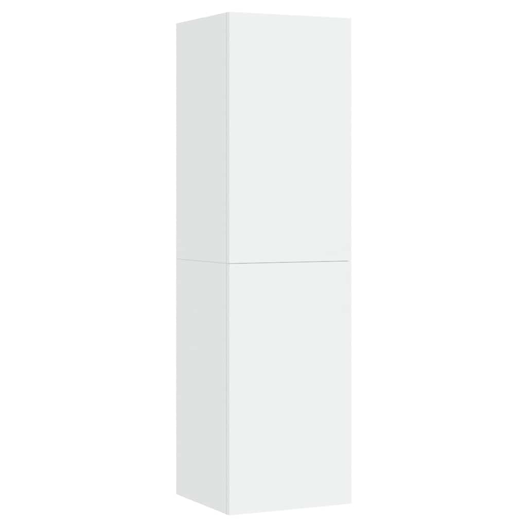 TV Cabinet 30.5x30x110 cm Engineered Wood White