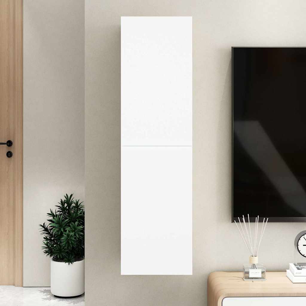 vidaXL TV Cabinet | White | Engineered wood | Wall Cabinet | Rectangular 1