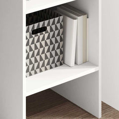 vidaXL Book Cabinet | White | Engineered Wood | 180 cm tall | Book Cabinet 3