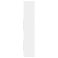 vidaXL Book Cabinet | White | Engineered Wood | 180 cm tall | Book Cabinet 6
