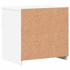 803443 vidaXL Bedside Cabinet White 40x30x39 cm Engineered Wood 6