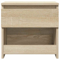 803449 vidaXL Bedside Cabinet Sonoma Oak 40x30x39 cm Engineered Wood 4