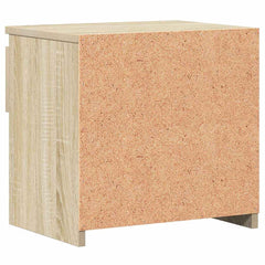 803449 vidaXL Bedside Cabinet Sonoma Oak 40x30x39 cm Engineered Wood 6