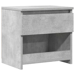 803451 vidaXL Bedside Cabinet Concrete Grey 40x30x39 cm Engineered Wood 2