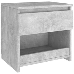 803452 vidaXL Bedside Cabinets 2 pcs Concrete Grey 40x30x39 cm Engineered Wood 4