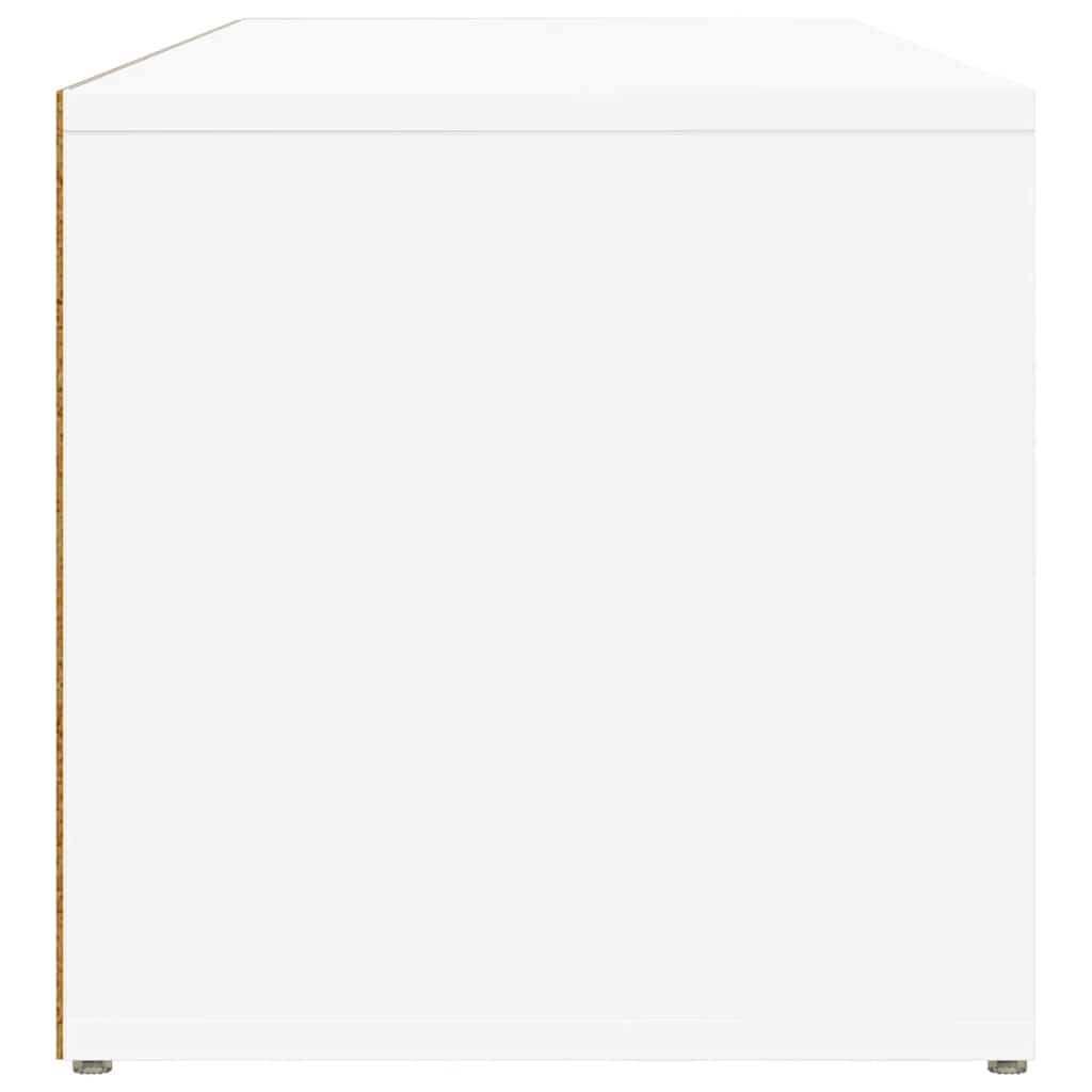 vidaXL Shoe Storage Bench White 102x35x35 cm Engineered Wood 5