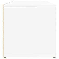 vidaXL Shoe Storage Bench White 102x35x35 cm Engineered Wood 5