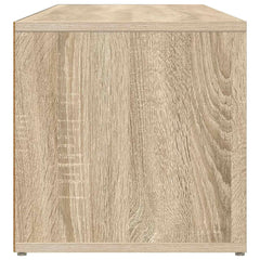 vidaXL Shoe Storage Bench Sonoma Oak 102x35x35 cm Engineered Wood 5