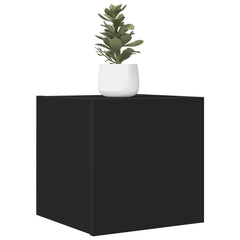 Wall-mounted TV Cabinet Set 30,5x30x30 cm 2 Black
