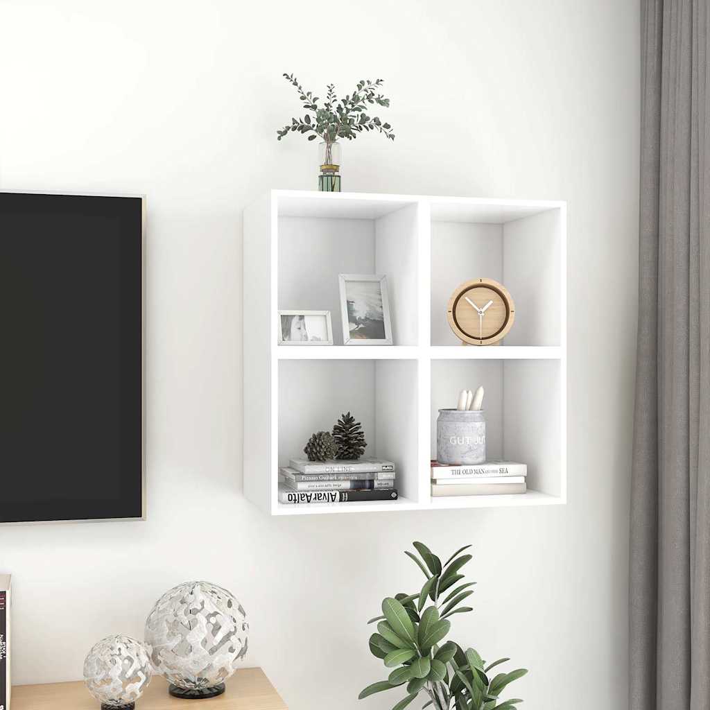 Wall Cabinets 37x37x37 cm Engineered Wood 4 pcs White