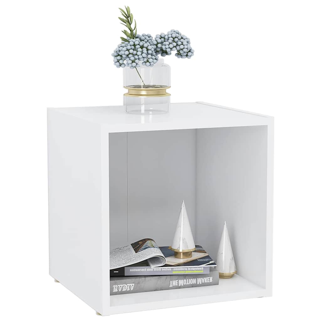TV Cabinet Set 37x35x37 cm Engineered Wood 2 White