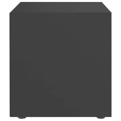 805506 vidaXL 4 Piece TV Cabinet Set Grey 37x35x37 cm Engineered Wood 6
