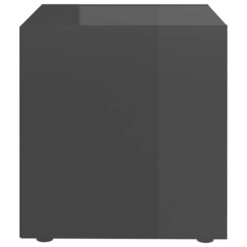 805524 vidaXL 4 Piece TV Cabinet Set High Gloss Grey 37x35x37 cm Engineered Wood 6