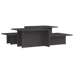 vidaXL Coffee Tables 2 pcs Grey 111.5x50x33 cm Engineered Wood 2