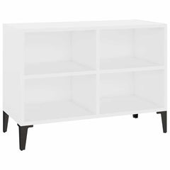 vidaXL Tv Cabinet | White | Engineered wood, Metal | Medium | Tv Cabinet 2