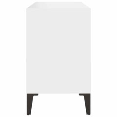 vidaXL Tv Cabinet | White | Engineered wood, Metal | Medium | Tv Cabinet 5