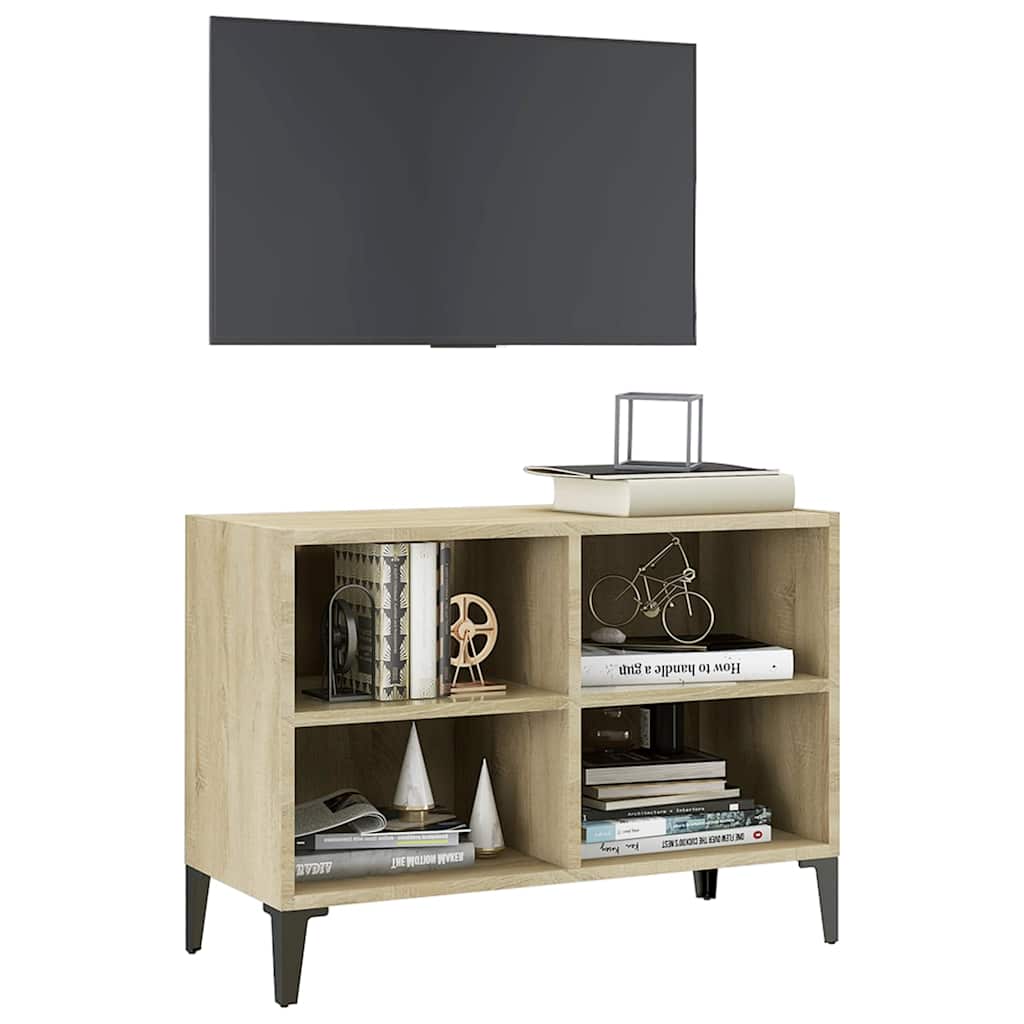 vidaXL TV Cabinet | Sonoma Oak | Engineered Wood | Medium | TV Cabinet 3