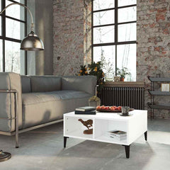 Coffee Table Engineered Wood in White