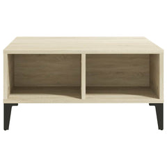 vidaXL Coffee Table | Sonoma Oak | Engineered wood, metal | 60x60 cm 3