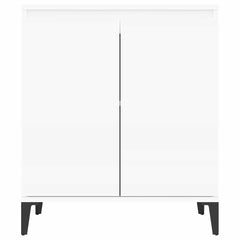 vidaXL Sideboard | White | Engineered wood, Metal | Medium | Cabinet 5
