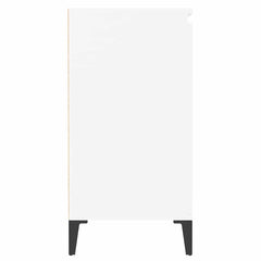 vidaXL Sideboard | White | Engineered wood, Metal | Medium | Cabinet 6