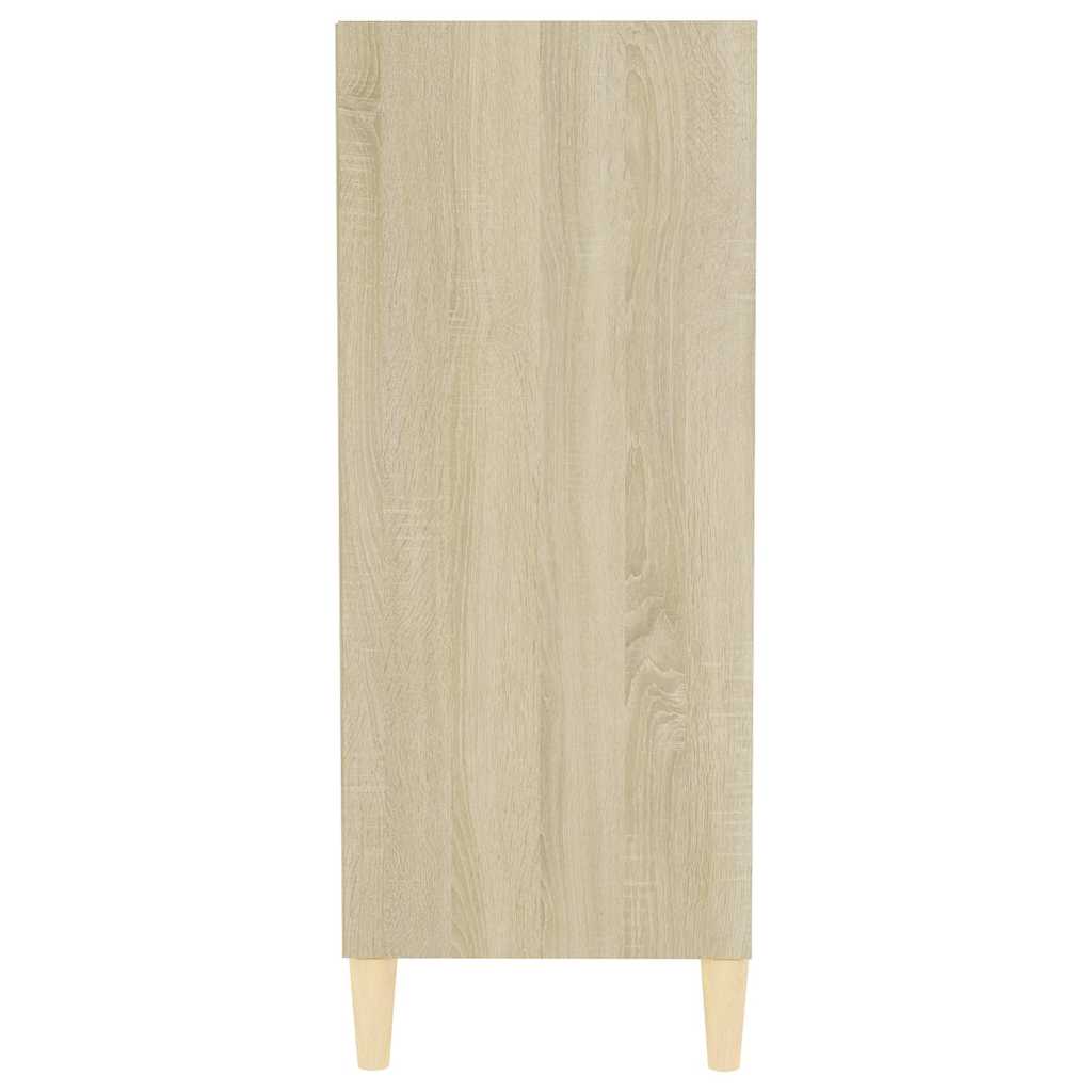 vidaXL Sideboard | Sonoma oak | Engineered wood, solid eucalyptus wood | Medium 5