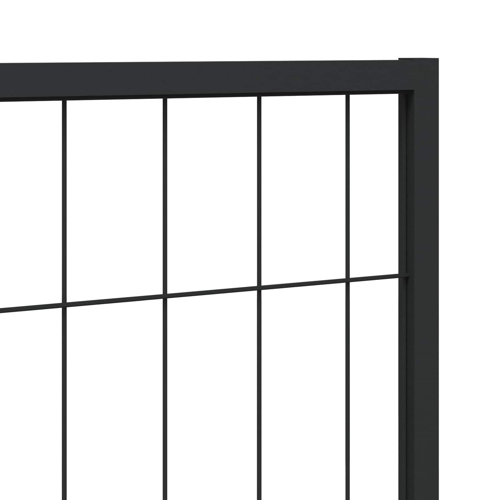 vidaXL Dog Kennel Black 300x100x70 cm Steel 5