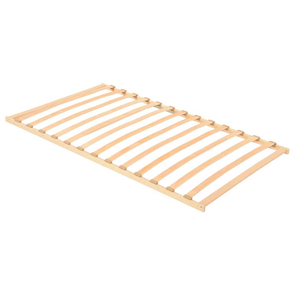 vidaXL Slatted Bed without Mattress Base with 13 Slats 100x200cm 1