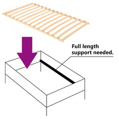 vidaXL Slatted Bed without Mattress Base with 13 Slats 100x200cm 6