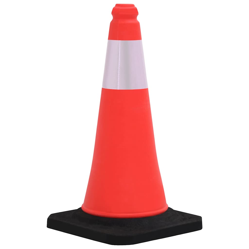 vidaXL Reflective Traffic Cones with Heavy Bases 4 pcs 50 cm 2