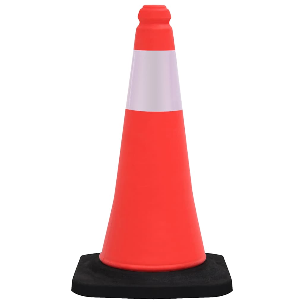 vidaXL Reflective Traffic Cones with Heavy Bases 4 pcs 50 cm 3
