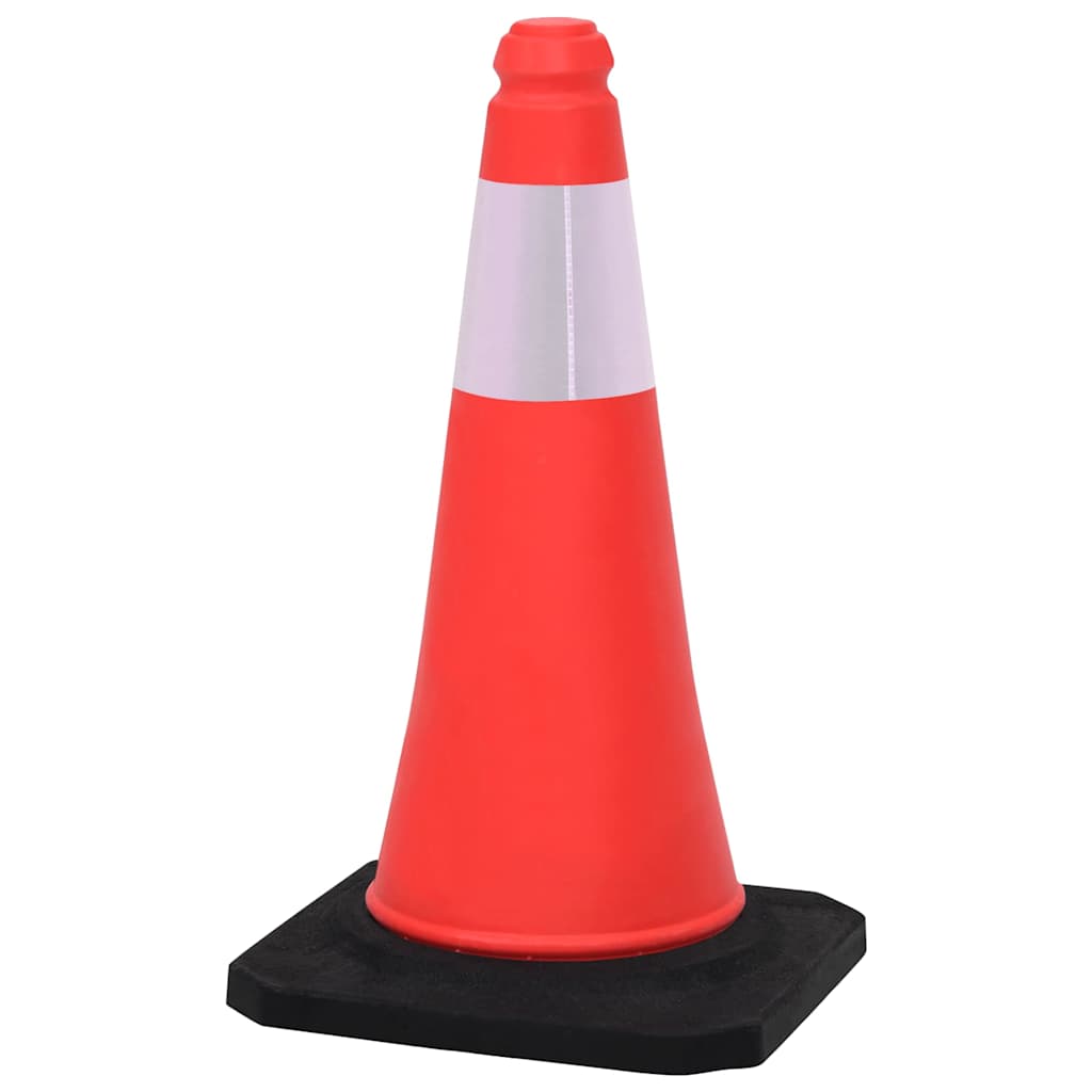 vidaXL Reflective Traffic Cones with Heavy Bases 4 pcs 50 cm 4