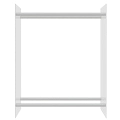 vidaXL Firewood Rack Transparent 80x35x100 cm Tempered Glass 3