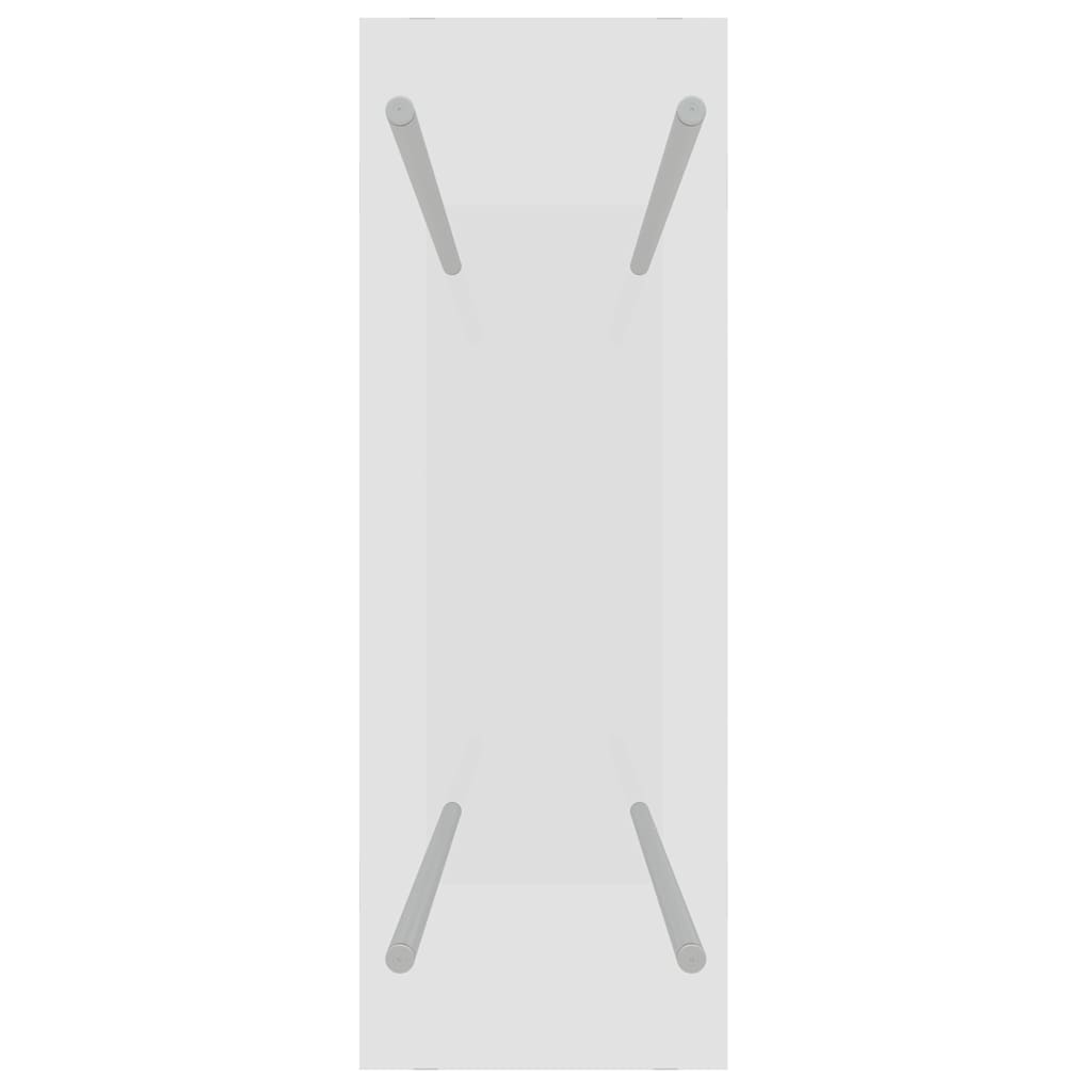 vidaXL Firewood Rack Transparent 80x35x100 cm Tempered Glass 4