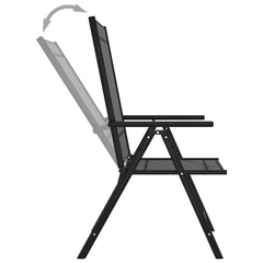 9 Piece Garden Lounge Set Black Anthracite