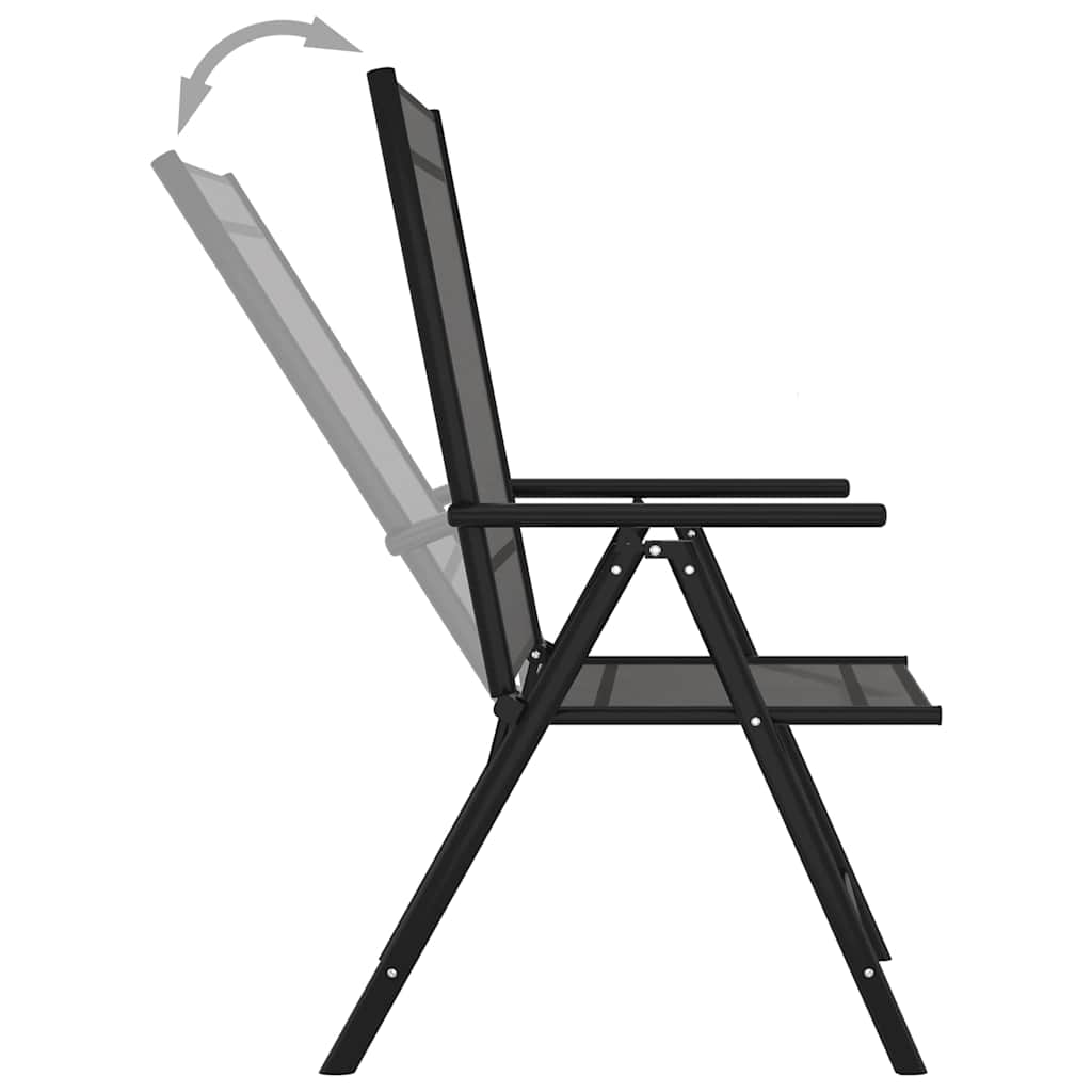 9 Piece Garden Lounge Set Black Anthracite