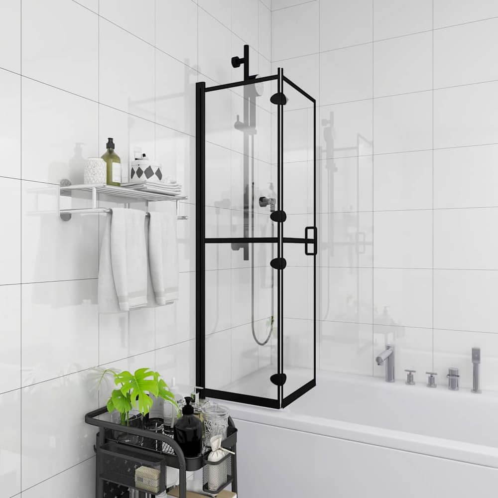 Folding Shower Enclosure ESG Black