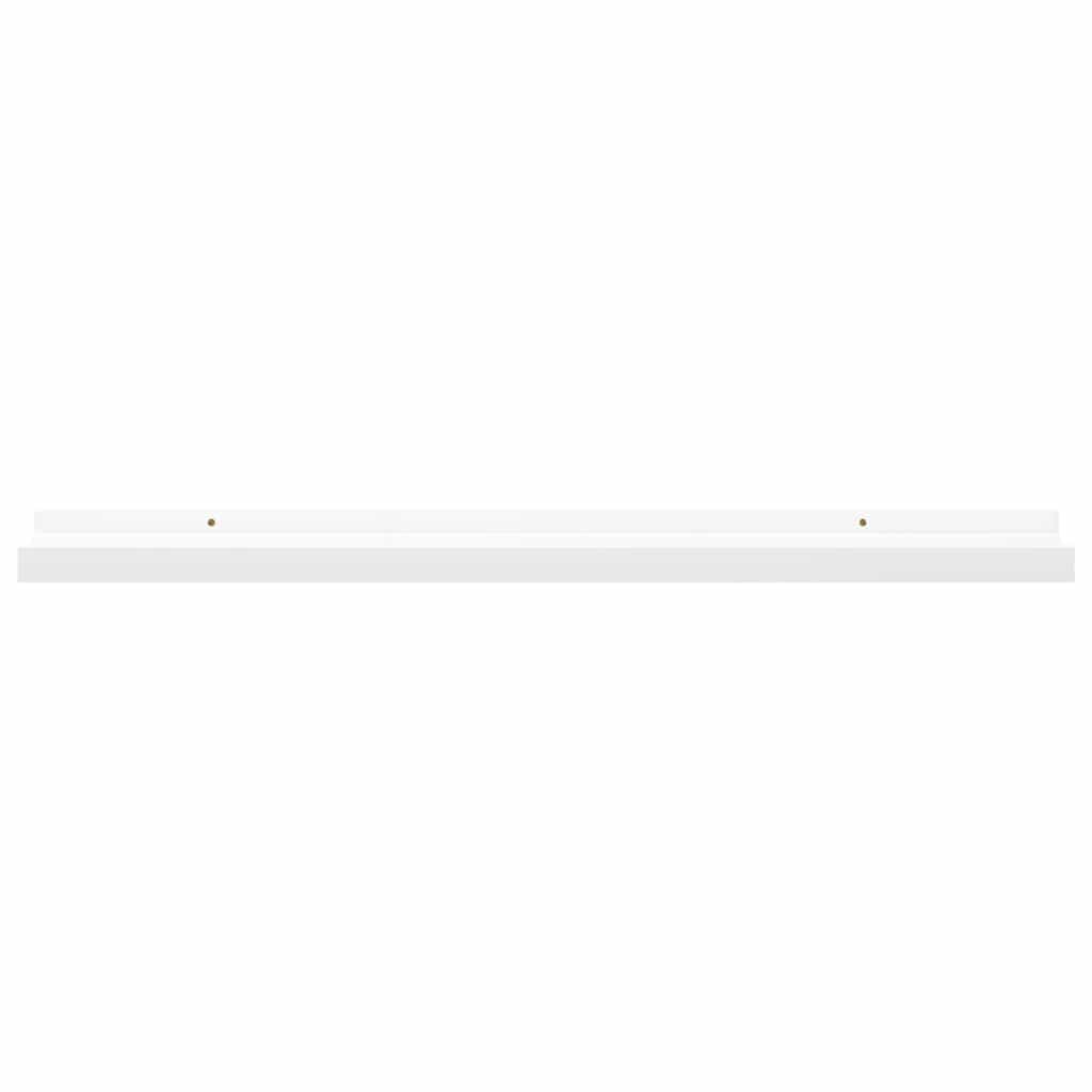 vidaXL Wall Shelf | Set of 4 | White | MDF | Medium | Wall mounting | Wall Shelf 5