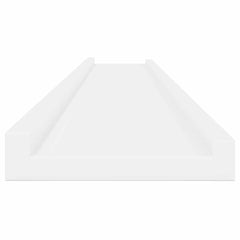 vidaXL Wall Shelf | Set of 4 | White | MDF | 115 cm | Wall mounting 6
