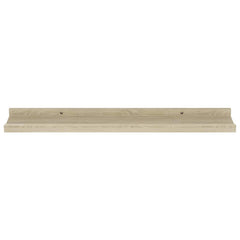 vidaXL Wall Shelves 4 pcs Sonoma Oak 60x9x3 cm 6