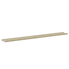 326698 vidaXL Wall Shelves 4 pcs White and Sonoma Oak 115x9x3 cm 4