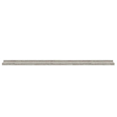 vidaXL Wall Shelf | Set of 4 | Concrete Grey | MDF | 100x9x3 cm | Wall Shelf 6