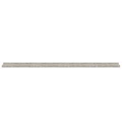 vidaXL Wall Shelves 4 pcs Concrete Grey 115x9x3 cm 6