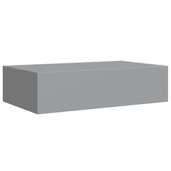 vidaXL Wall-mounted Drawer Shelves 2 pcs Grey 40x23.5x10cm MDF 6
