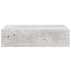 vidaXL Drawer Shelf | Concrete grey | MDF, metal | Compact 6
