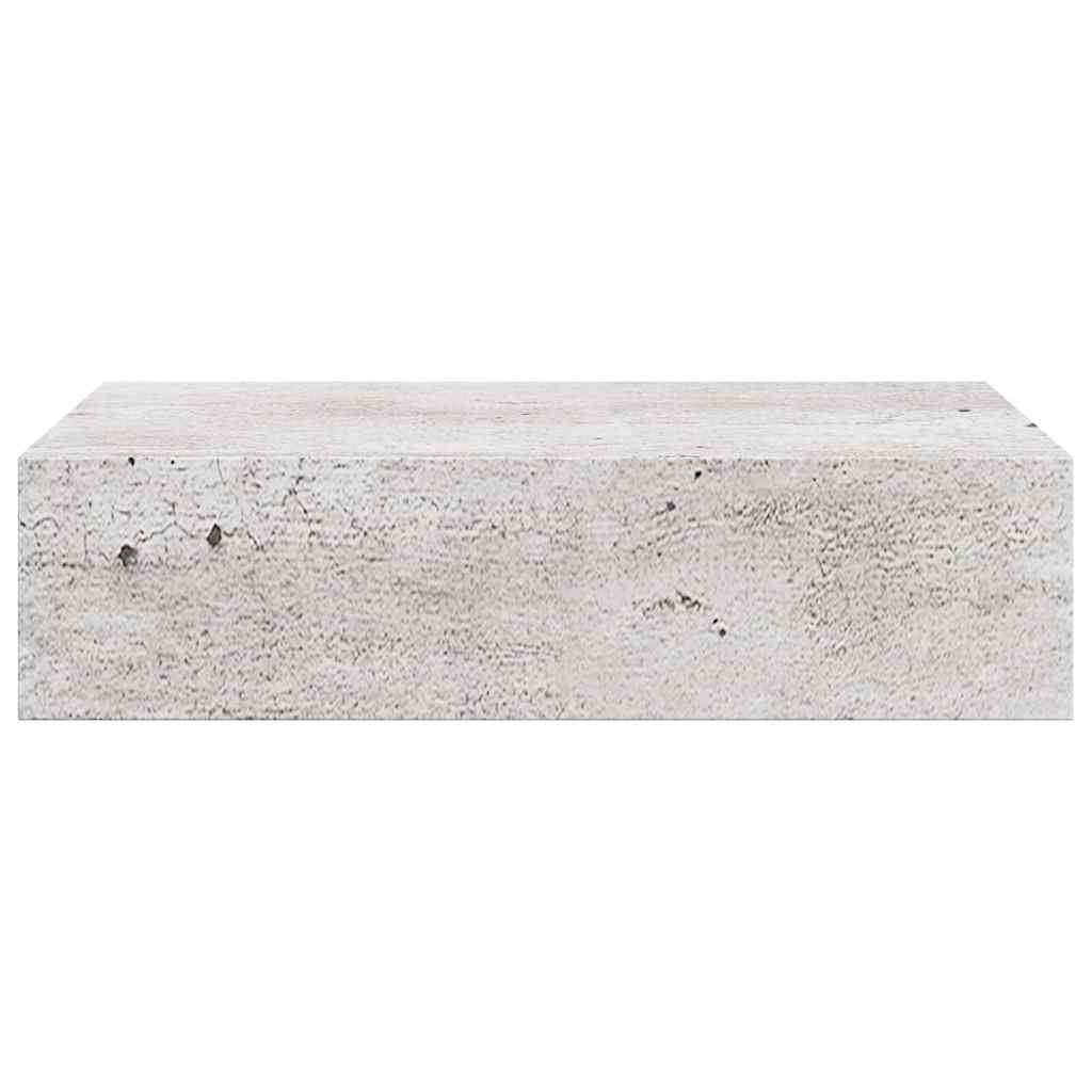 vidaXL Drawer Shelf | Concrete grey | MDF, metal | Compact 6