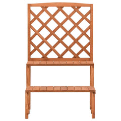 vidaXL Plant Stand | Natural Wood | Solid fir wood | Medium | Planters 2