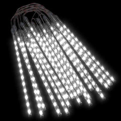 vidaXL Meteor Lights 20 pcs 30 cm Cold White 480 LEDs Indoor Outdoor 2