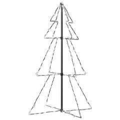vidaXL Christmas Cone Tree 160 LEDs Indoor and Outdoor 78x120 cm 2